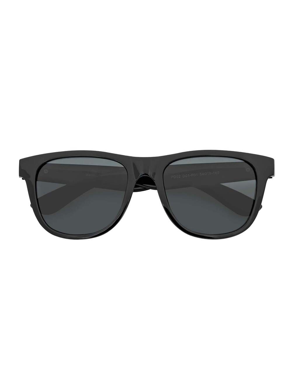 Morspecs Preston sunglasses glossy black smoke tint lens polarized unisex
